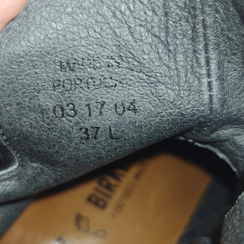 Birkenstock Black Leather Boot Size 37 - Picture 9 of 11